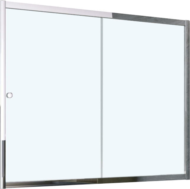 Шторка на ванну Vegas Glass ZV Tur Novo 170 08 01 профиль глянцевый хром, стекло прозрачное