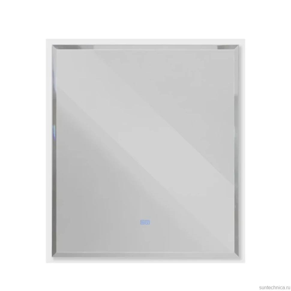 Зеркало Cezares Interni 100x90 с подсветкой, с антизапотевателем, белое