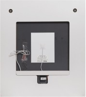 Зеркало Cezares Interni 100x90 с подсветкой, с антизапотевателем, белое