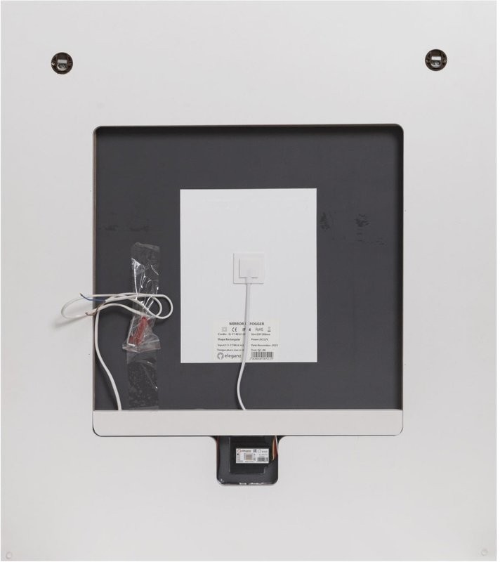 Зеркало Cezares Interni 100x90 с подсветкой, с антизапотевателем, белое
