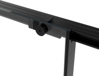 Душевая дверь в нишу Vincea Slim Soft VDS-1SS150CLB 150 см профиль черный, стекло прозрачное