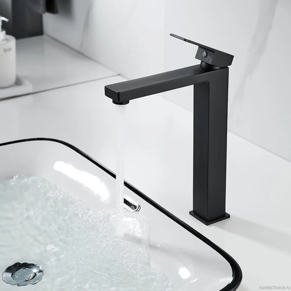 Смеситель для раковины Shevanik S9611H черный