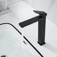 Смеситель для раковины Shevanik S9611H черный