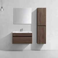 Тумба с раковиной Vincea Chiara 80 темный дуб