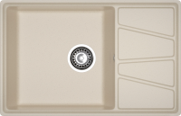 Комплект Мойка GranFest Vertex V-780L кашемир + Измельчитель Bone Crusher BC 610-AS