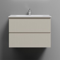 Тумба с раковиной Sancos Snob T 70 beige soft, раковина CN7007