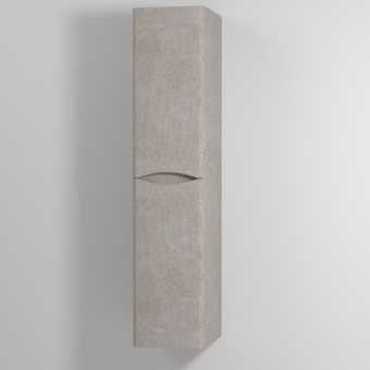 Шкаф-пенал Vod-Ok Adel 35 L, с бельевой корзиной, подвесной, белый камень