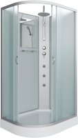 Душевая кабина Niagara Classic NG-3312-14RBKTG 120х80 см, без крыши, с гидромассажем и тропическим душем