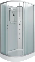 Душевая кабина Niagara Classic NG-3312-14RBKTG 120х80 см, без крыши, с гидромассажем и тропическим душем