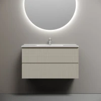 Мебель для ванной комнаты Sancos Snob R 90 beige soft, раковина CN7002