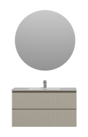 Мебель для ванной комнаты Sancos Snob R 90 beige soft, раковина CN7002