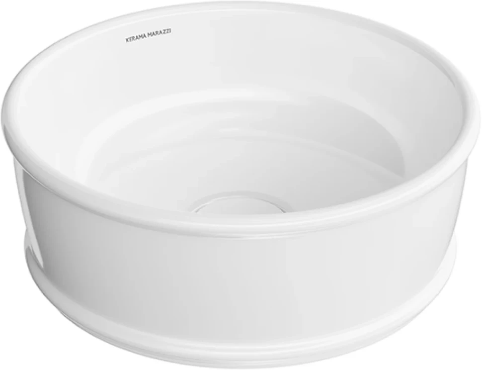 Накладная раковина KERAMA MARAZZI Circo 36 белая глянцевая