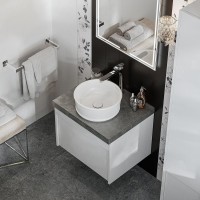 Накладная раковина KERAMA MARAZZI Circo 36 белая глянцевая