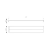 Держатель для полотенец Abber Westen AA1756B матовый черный