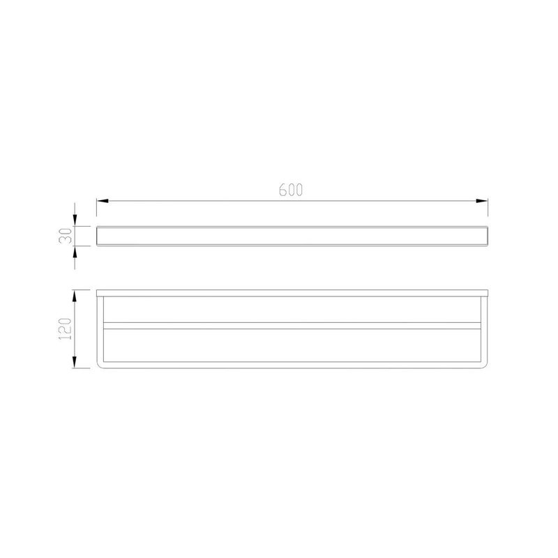Держатель для полотенец Abber Westen AA1756B матовый черный