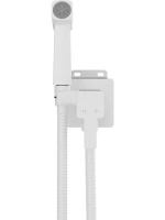 Гигиенический душ Elghansa Concealed 22Q0017-White (Set-112) со смесителем, белый, С ВНУТРЕННЕЙ ЧАСТЬЮ