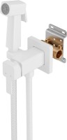Гигиенический душ Elghansa Concealed 22Q0017-White (Set-112) со смесителем, белый, С ВНУТРЕННЕЙ ЧАСТЬЮ