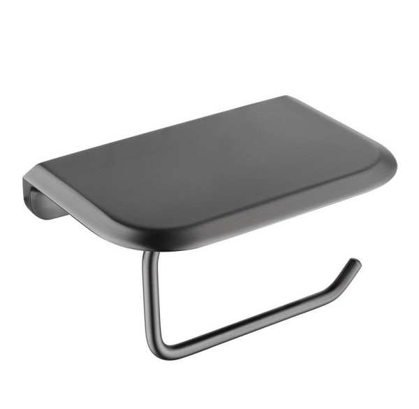 Держатель для туалетной бумаги Abber Nord AA1530NG с полкой для телефона, никель