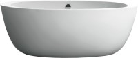 Акриловая ванна BelBagno BB67-1700 170x90 см, отдельностоящая, белая, овальная, с каркасом, со сливом-переливом