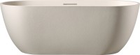 Ванна из искусственного камня AltroBagno Bruna 090203 170x75 см, отдельностоящая, овальная, на ножках, с донным клапаном, с подголовником