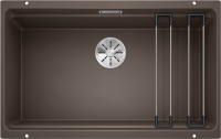 Комплект Мойка Blanco Etagon 700-U кофе + Измельчитель Franke