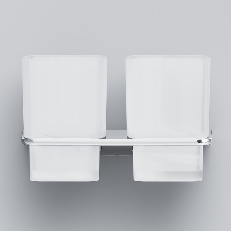 Стакан для ванной AM.PM Inspire V2.0 A50A343400 настенный, хром, стеклянный, двойной