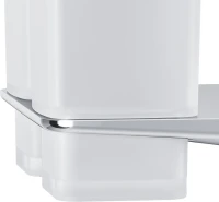 Стакан для ванной AM.PM Inspire V2.0 A50A343400 настенный, хром, стеклянный, двойной Стакан для ванной AM.PM Inspire V2.0 A50A343400 настенный, хром, стеклянный, двойной