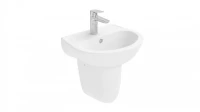 Раковина подвесная Creavit Oval TP145-00CB00E-0000 46 глянцевая белая