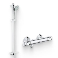 Душевой комплект Термостат Grohe Grohtherm 34793000 для душа + Гарнитур Euphoria 110 Champagne 27227001