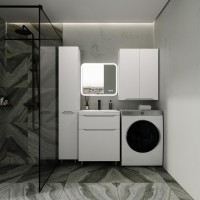 Шкаф Style Line Марелла 60 антискрейтч белый матовый