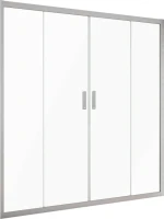 Душевая дверь в нишу Kubele DE019 D4-MAT-CH 180 см, профиль хром