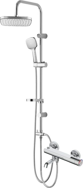 Душевая стойка Orange Push M02-914cr хром