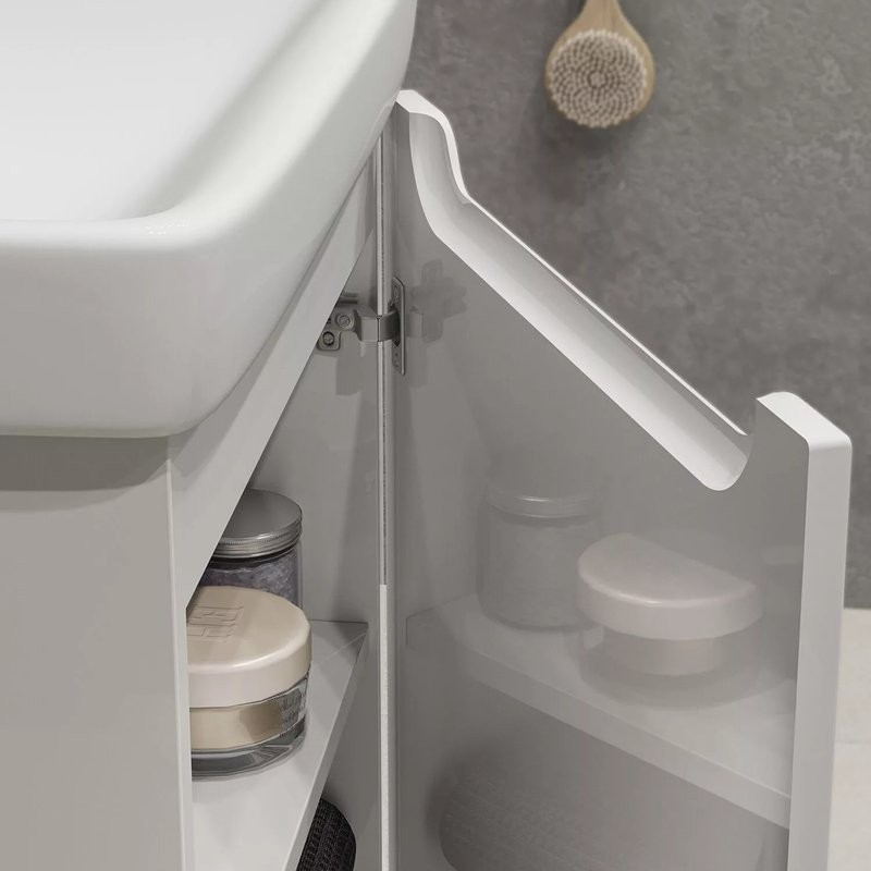 Тумба под раковину SanStar Bianca 75 напольная, белая