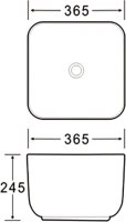 Накладная раковина SantiLine SL-1111 белая Накладная раковина SantiLine SL-1111 белая