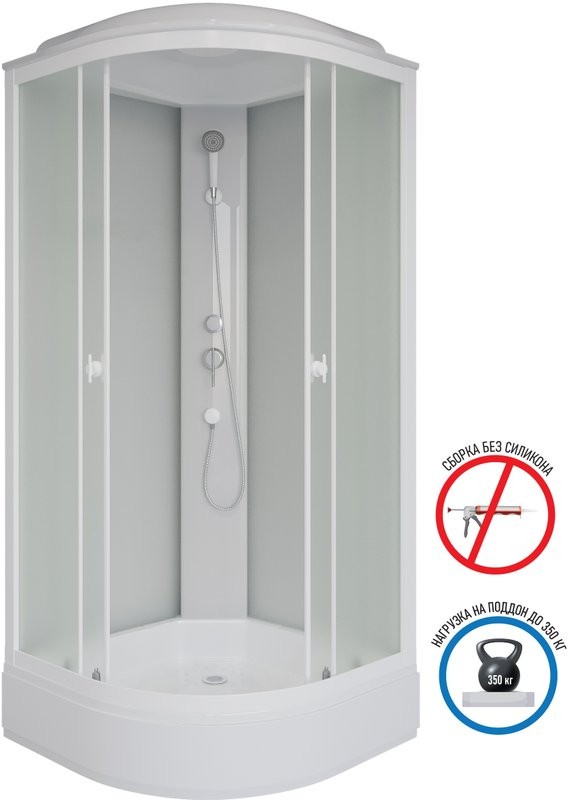 Душевая кабина Niagara Promo P90/26/MT 90x90 см