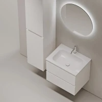 Тумба с раковиной Sancos Folk 60 bianco