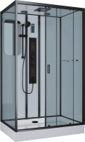 Душевая кабина Niagara Premium NG-6912-01GQR BLACK 120х80х210 правая, черная, с низким поддоном