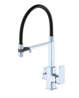 Смеситель для кухни Wonzon & Woghand WW-88458012-CR с гибким изливом, хром