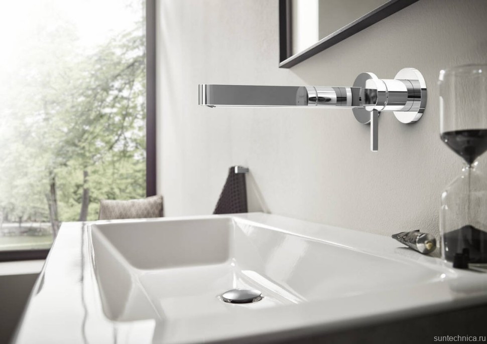 Смеситель для раковины Hansgrohe Finoris 76050000 С ВНУТРЕННЕЙ ЧАСТЬЮ хром