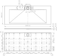 Поддон для душа RGW TKS W 200x80 белый