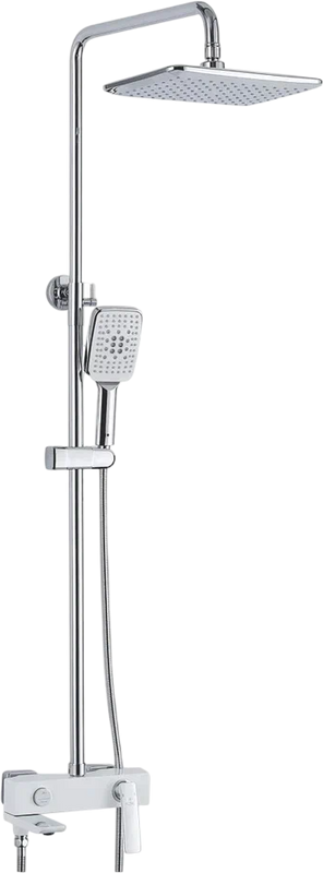Душевая стойка Rose R2736F белый, хром
