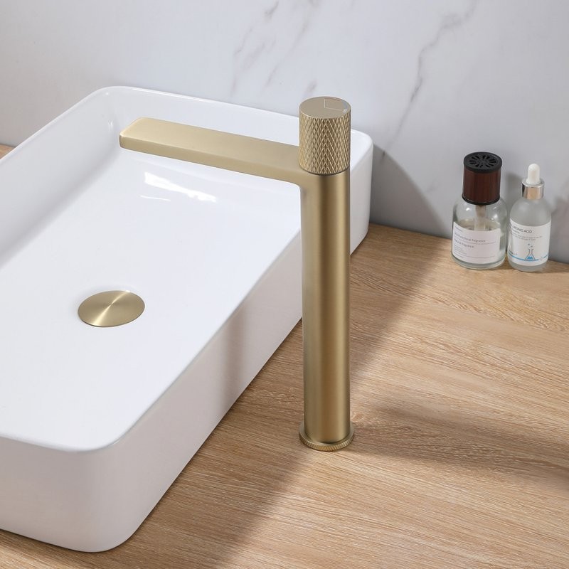 Смеситель для раковины Abber Rund AF8711G матовое золото