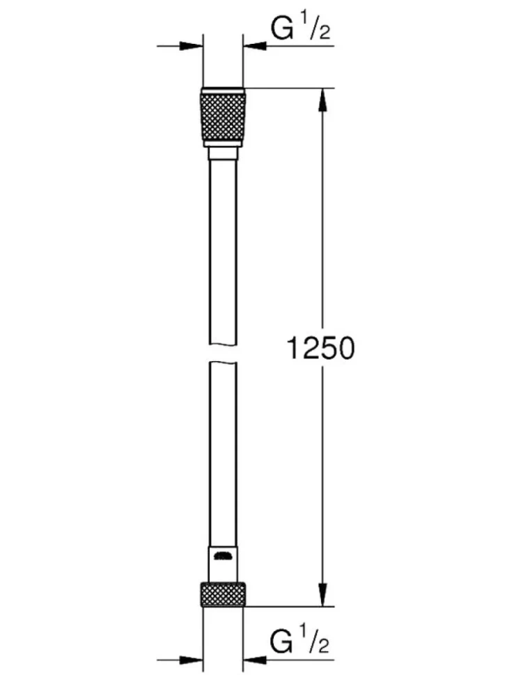 Душевой шланг Grohe Silverflex Long-Life 26335001 хром