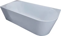 Акриловая ванна Vincea VBT-402-1700L 170x80 см, левая, пристенная, белая, асимметричная, на ножках, со сливом-переливом