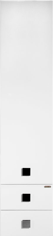 Шкаф пенал для ванной Vod-Ok Квадро 30 R, белый