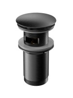 Донный клапан для раковины WHITECROSS A706 A706GM с переливом, оружейная сталь