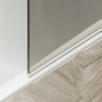 Шторка на ванну Maybahglass MGV-791-2 80x140, профиль бронза, стекло графит