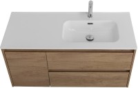 Тумба с раковиной BelBagno Kraft 100 R, 2 ящика, дверца, rovere nebrasca nature