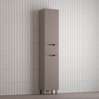 Шкаф-пенал для ванной Style Line Остин 36 напольный, тауп темный эмаль plus