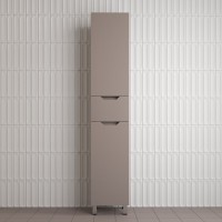 Шкаф-пенал для ванной Style Line Остин 36 напольный, тауп темный эмаль plus